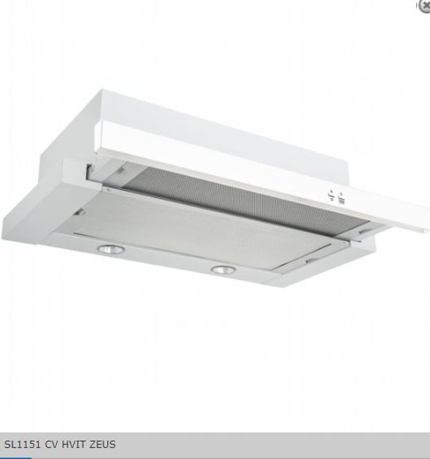 Hovedbilde Silverline Ventilator Fellsavtrekk/Sentralventilasjon HVIT ...
