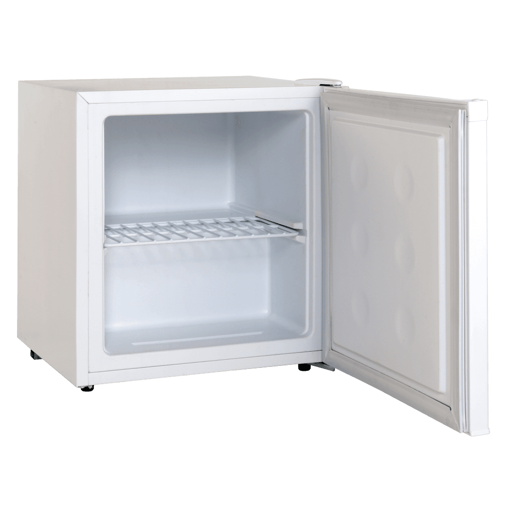 Scandomestic frittstående fryseskap hvit 52 cm SFS56WE