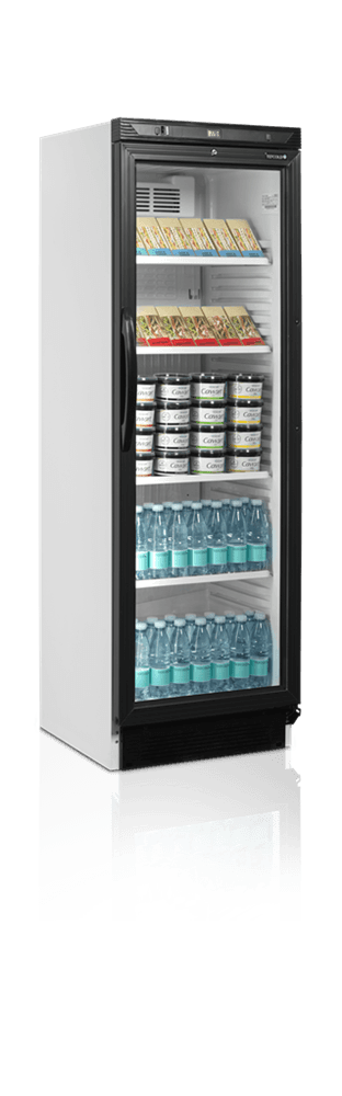 Tefcold display kjøleskap hvit 184 cm CEV425 1 LED 