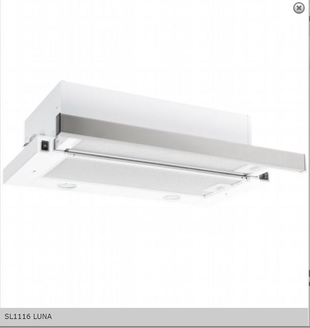 Hovedbilde Silverline Uttrekksventilator LUNA SL1116 