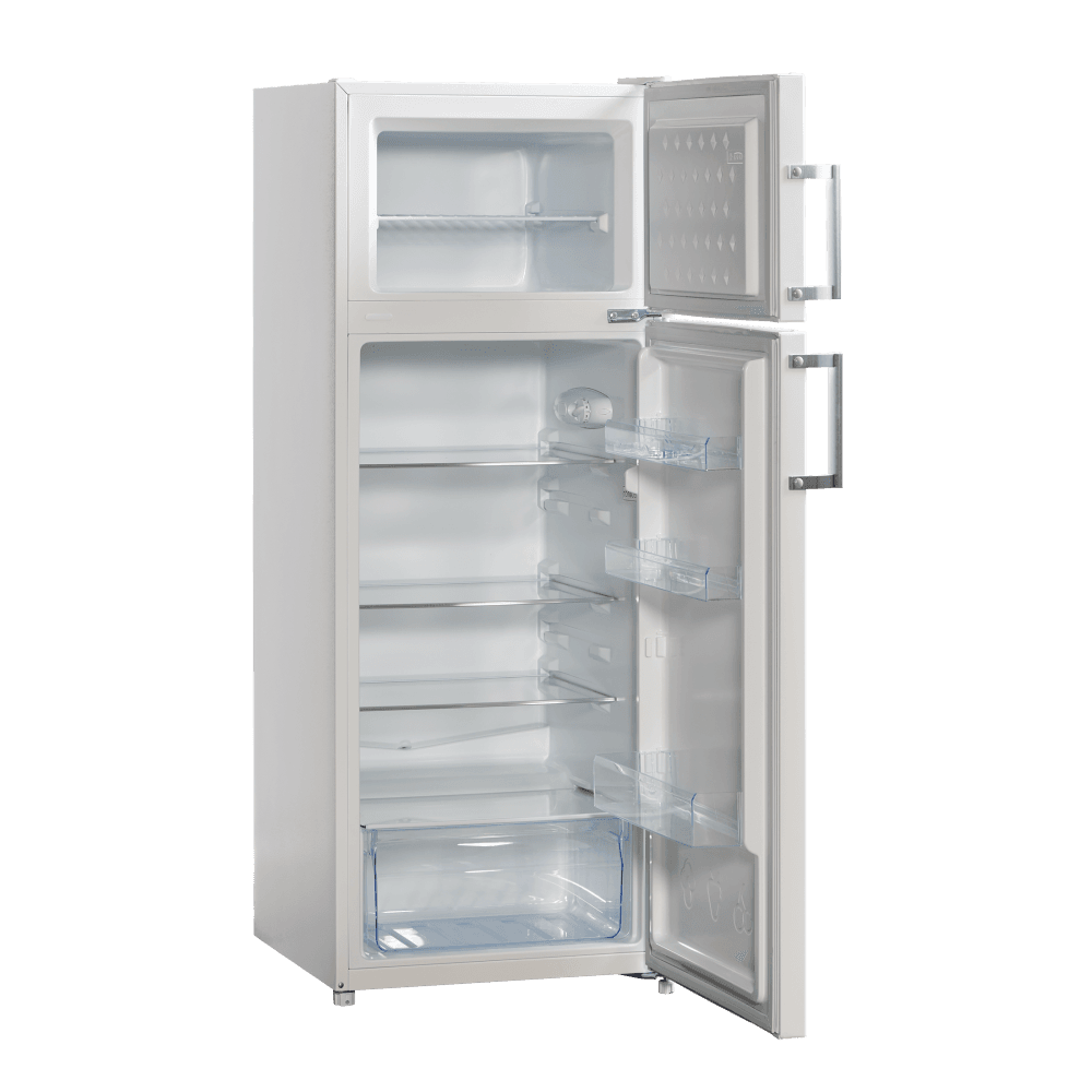 Scandomestic frittstående kjøl- og fryseskap hvit 143 cm CBF211WD