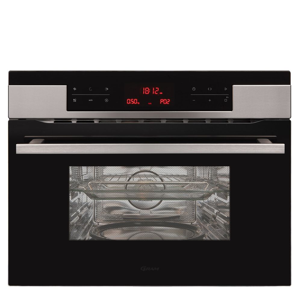 Gram innbyggings mikro kombiovn i EasyOff Steel IMC 20678-90 X 