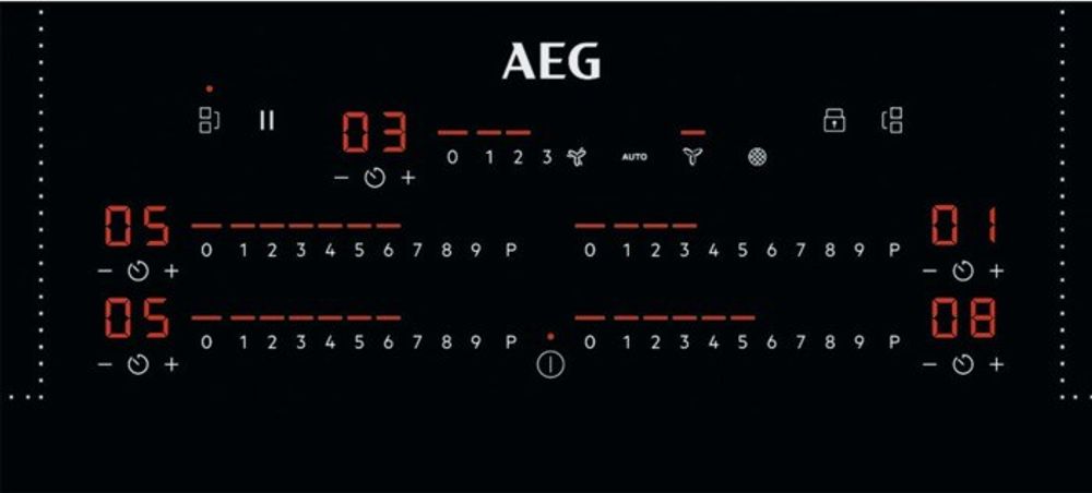 AEG Induksjonstopp med integrert ventilator 83 cm CCE84751CB