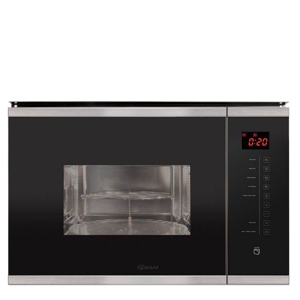 Gram intergrert mikrobølgeovn i EasyOff Stål IM 20614-90 X 