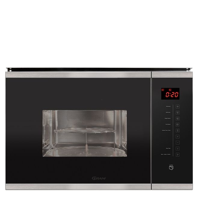 Hovedbilde Gram intergrert mikrobølgeovn i EasyOff Stål IM 20614-90 X 