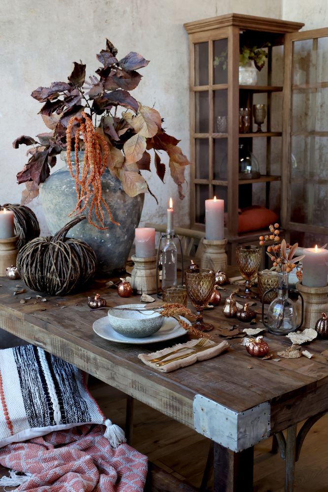 Marseille Vitrineskap i natur med 2 dører og hyller