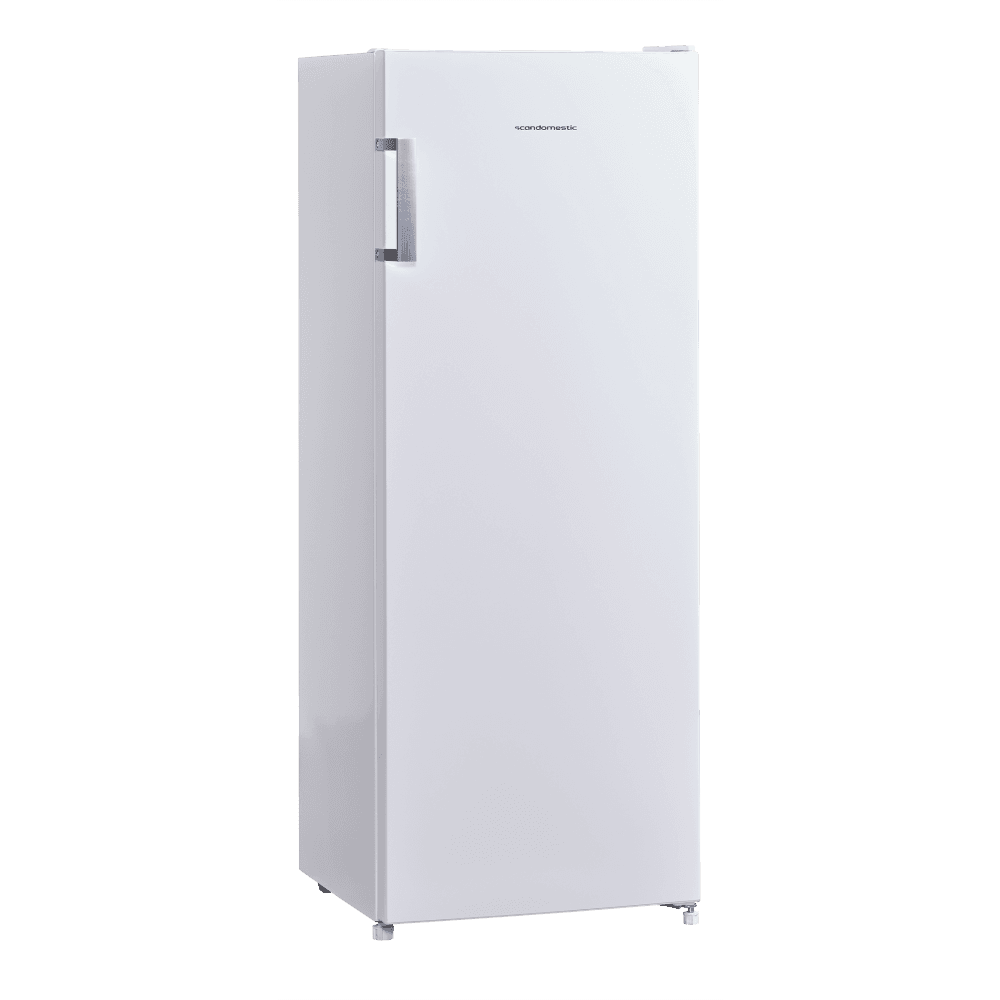 Scandomestic frittstående fryseskap hvit 144 cm FRF177WD