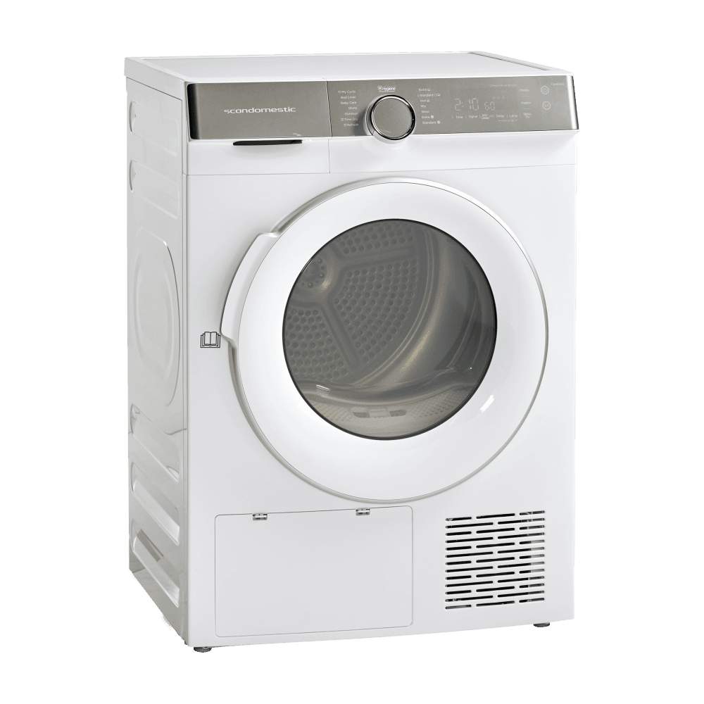 Scandomestic tørketrommel hvit 8kg 60 cm TDH8WA3