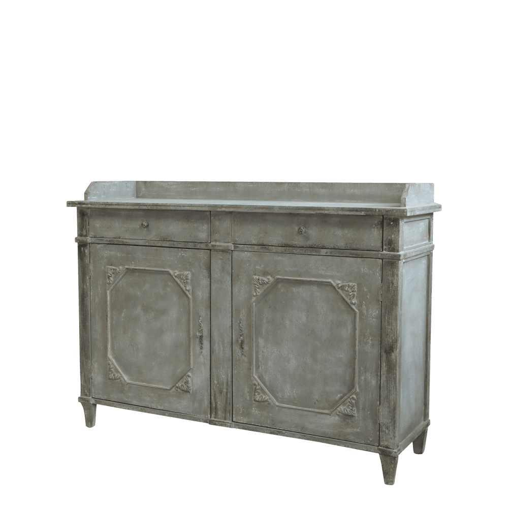 Skjenk / kommode med 2 dører og 2 skuffer fra Chic Antique