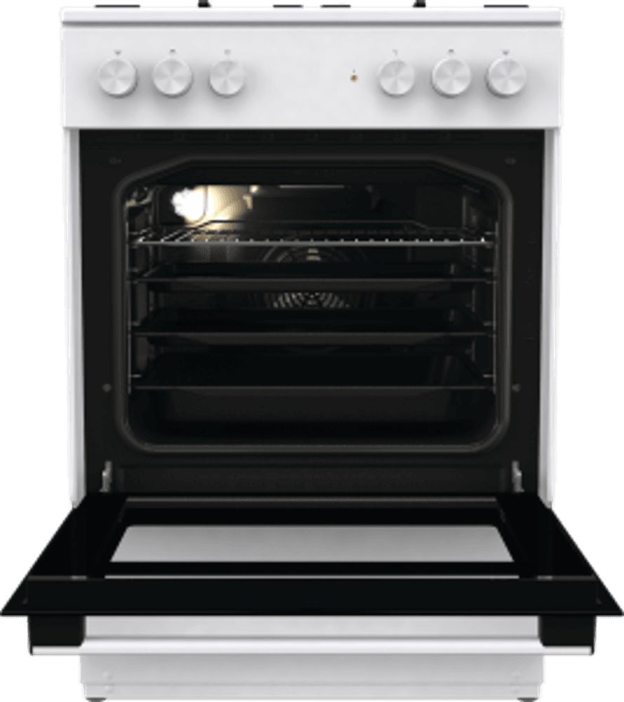 Gorenje gass komfyr hvit 60 cm GK6A60WH