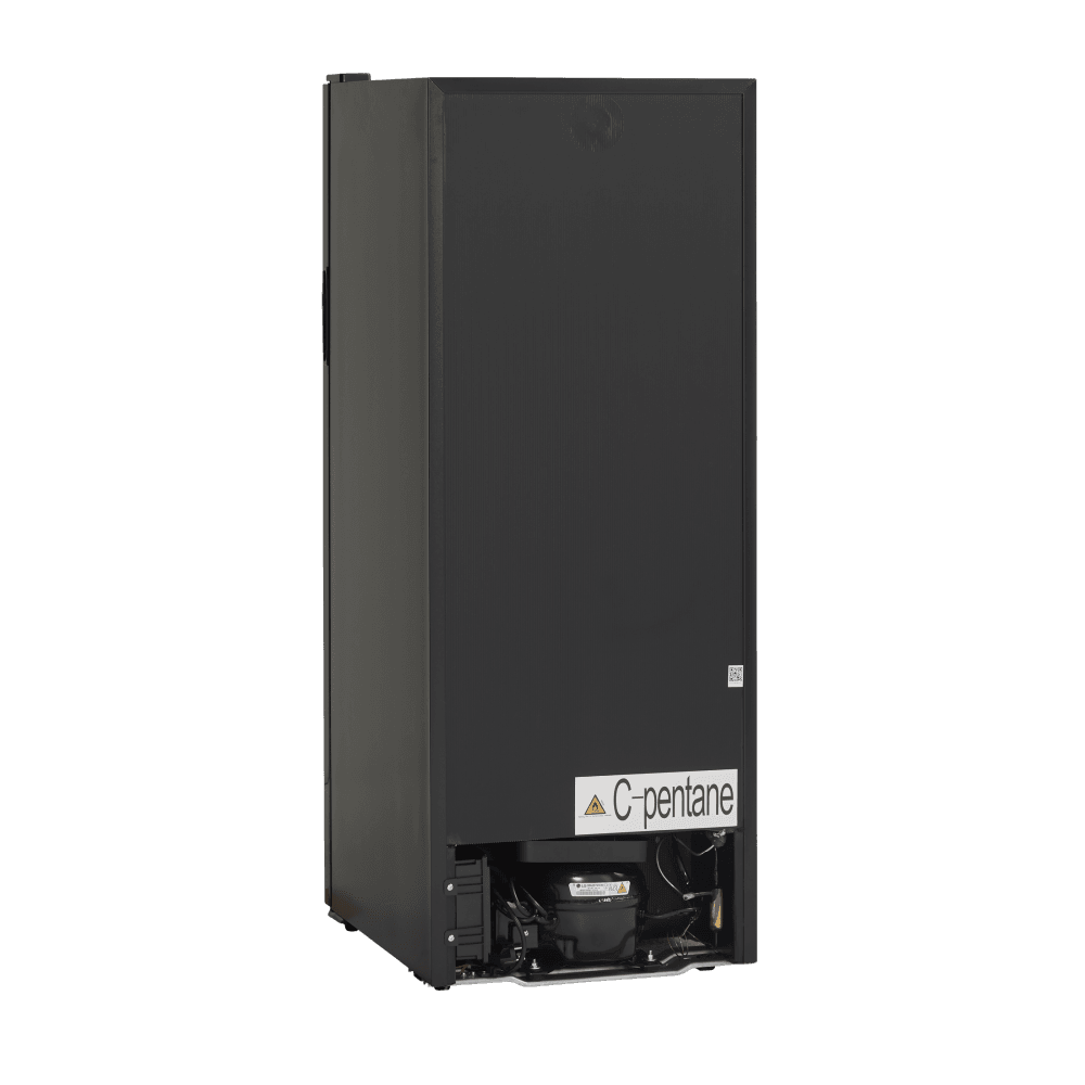 Scandomestic vinskap frittstående sort en zone 129 cm WC105BG