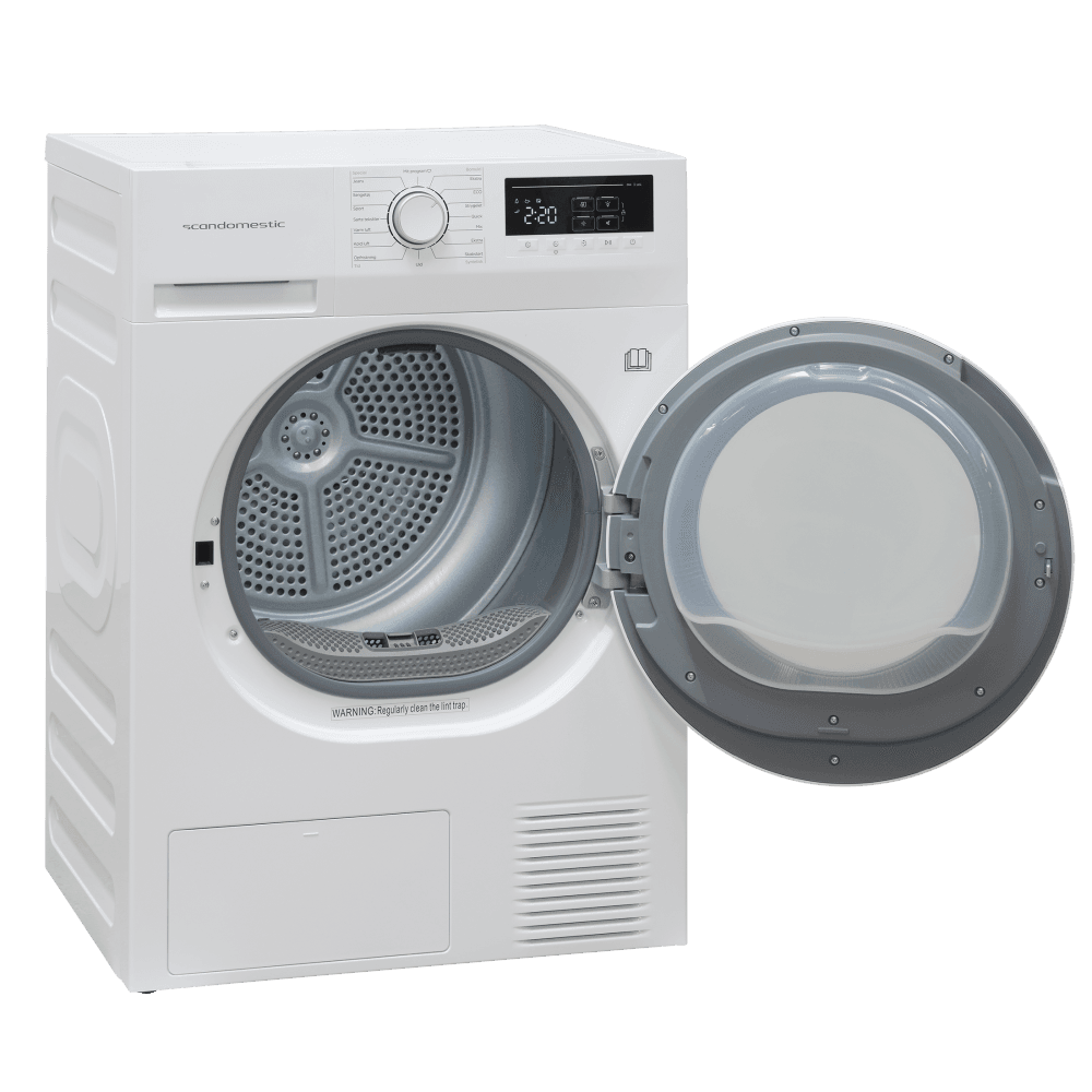 Scandomestic tørketrommel hvit 8kg 60 cm TDH28WE